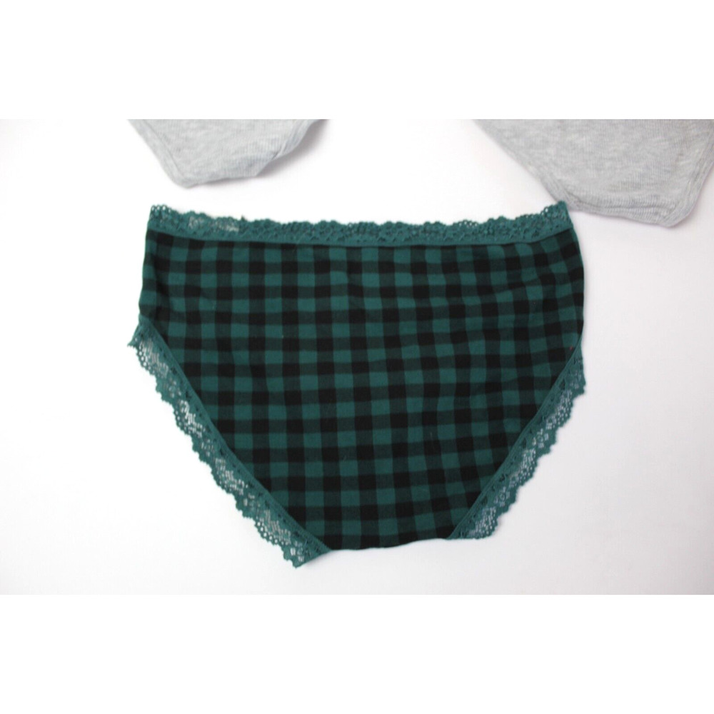 Lot Bundle of 3 Panties Hipster Underwear Womens Small Gray Green NEW - Picture 4 of 6